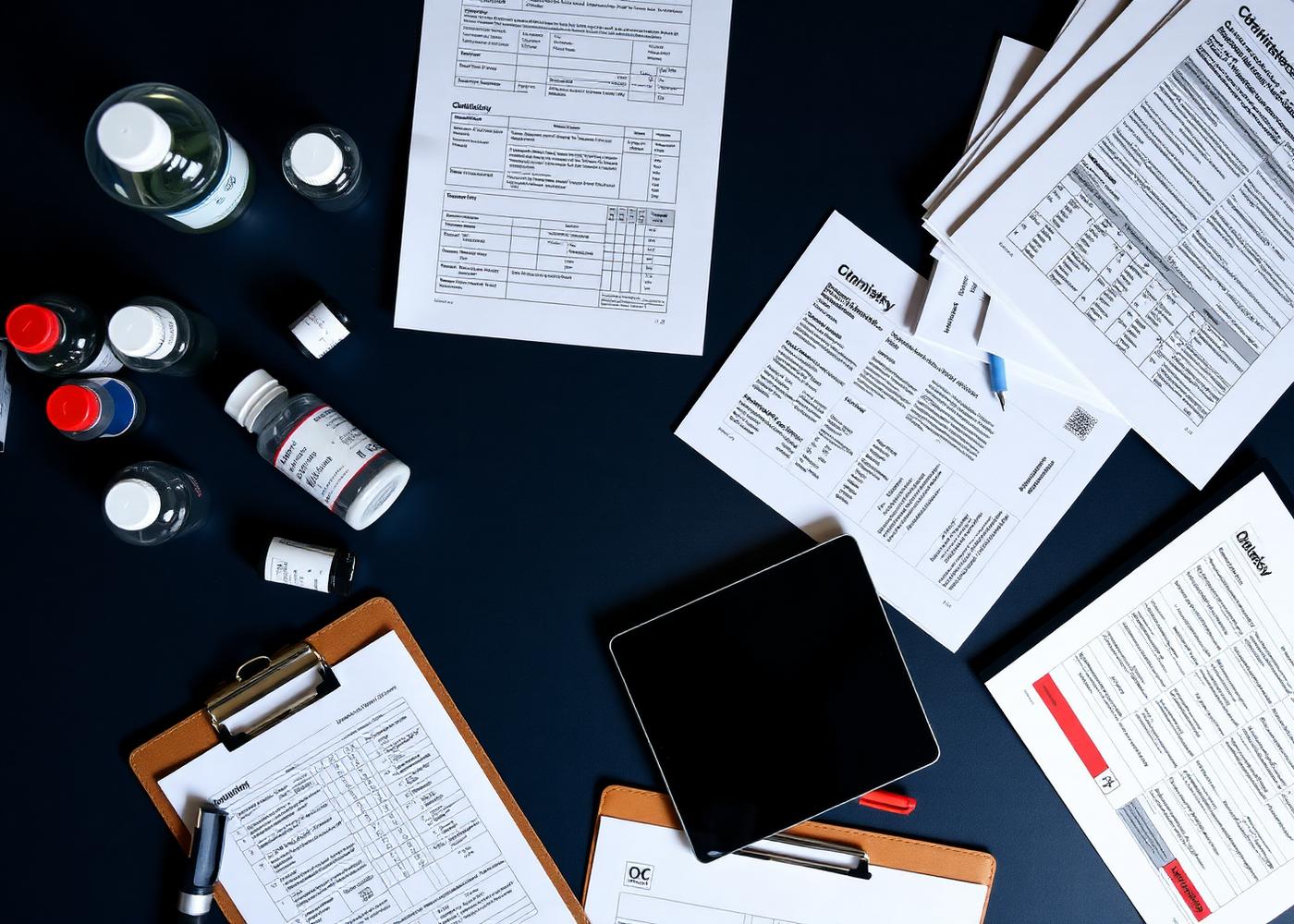 Organized technical documentation and chemical registrations